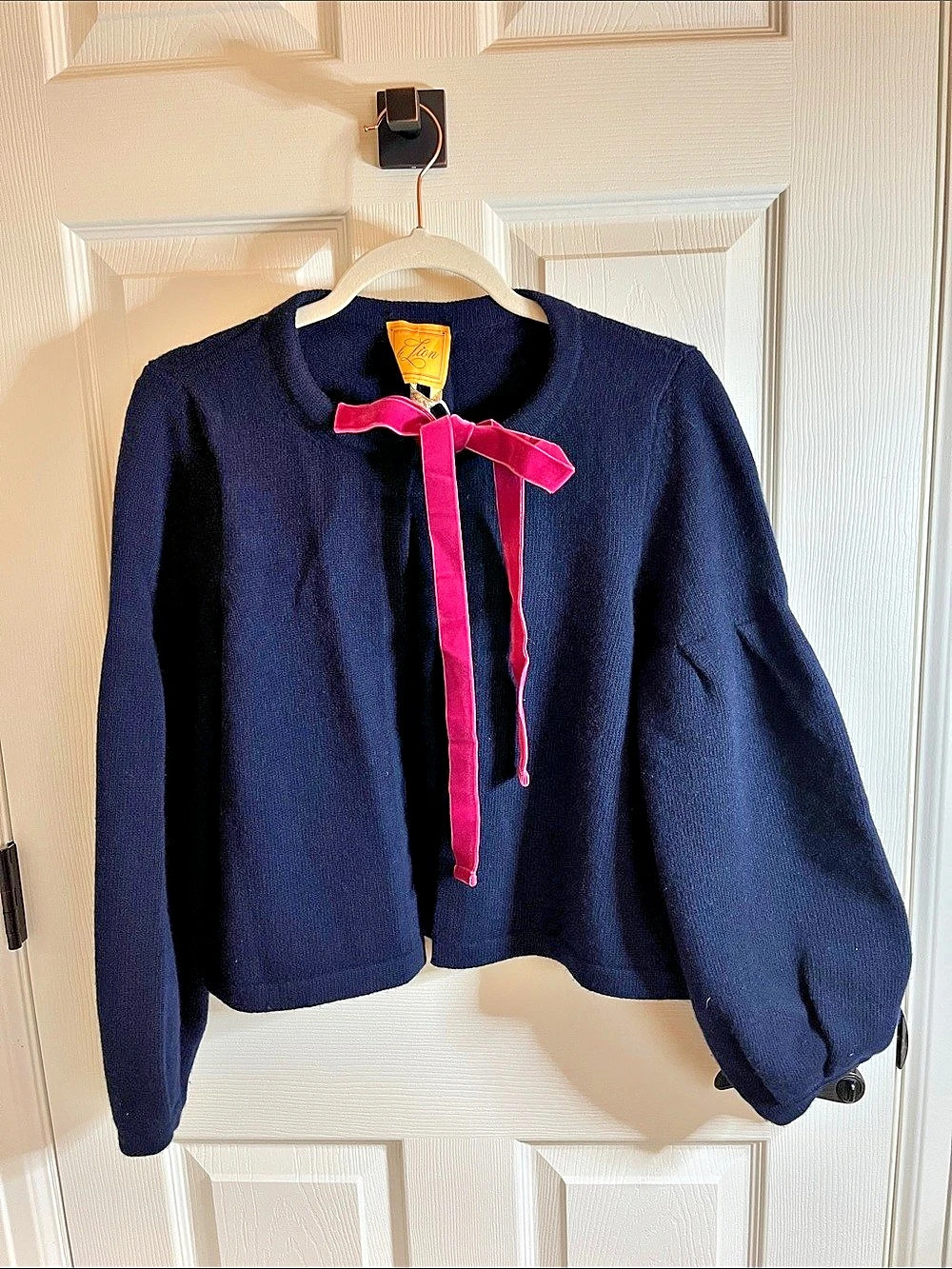 Le Lion Wool Cardigan in Blue Size XS/S EUC